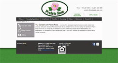 Desktop Screenshot of prairie-rose.com